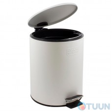 Arino trash can, 5 liters, white