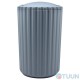 Arino Grezzo Grey plastic trash can, gray