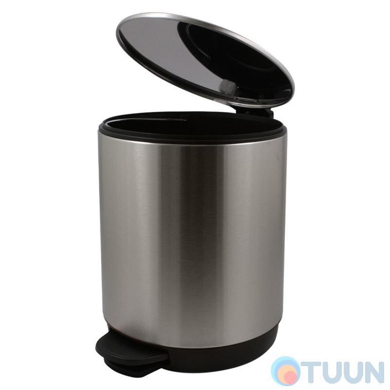 Trento Soft Close Bucket 5L Satin Chrome