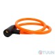 Bicycle lock Comit 800 d 11mm 2 keys orange