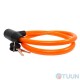 Bicycle lock Comit 800 d 11mm 2 keys orange