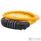 Bicycle combination lock Comit 800 d 10mm orange