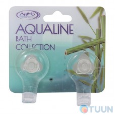 Arino Set of 2 Aqualine hooks white