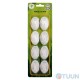 Set of hooks 8 pcs white SK6 blister Arino