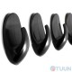 Arino SK7 Hook Set, 6 pieces, black, blister