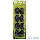 Arino SK6 hook set, 8 pieces, black, blister