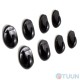 Arino SK6 hook set, 8 pieces, black, blister