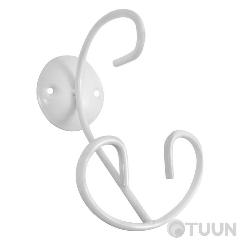 Гачок подвійний білий Black and White