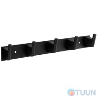 Вешалка Trento Palermo 5 крючков, черная матовая