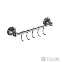 Trento Lecco Coat rack (5 hooks) chrome