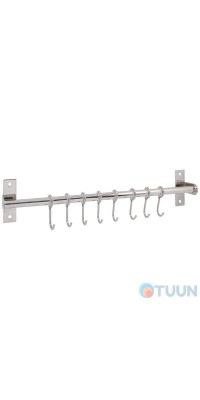 Arino Ganci wall hanger 8 hooks, chrome
