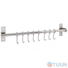 Arino Ganci wall hanger 8 hooks, chrome