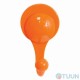 Гачок одинарний пластик помаранчевий Trento W5562-O