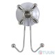 Arino Ventil double hook, steel, chrome