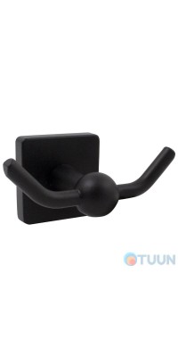 Крючок двойной Trento Moderno Grande Nero, черный