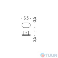 Colombo B2727 Basic Гачок хром