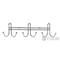 Вішалка гардеробна з шістьма гачками хром W4002A