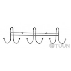 Clothes hanger with six hooks chrome W4002A