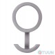 Ring Hook (4134) matt chrome 902
