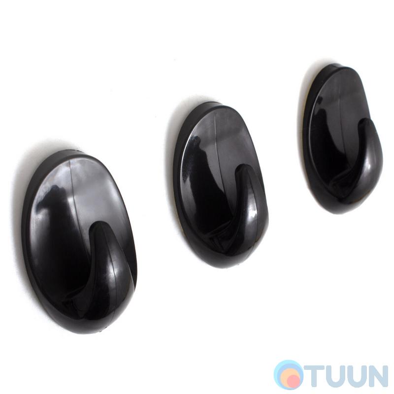 Arino SK8 hook set, 3 pieces, black, blister