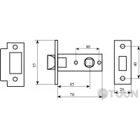 256 CP 6-45 chrome RDA