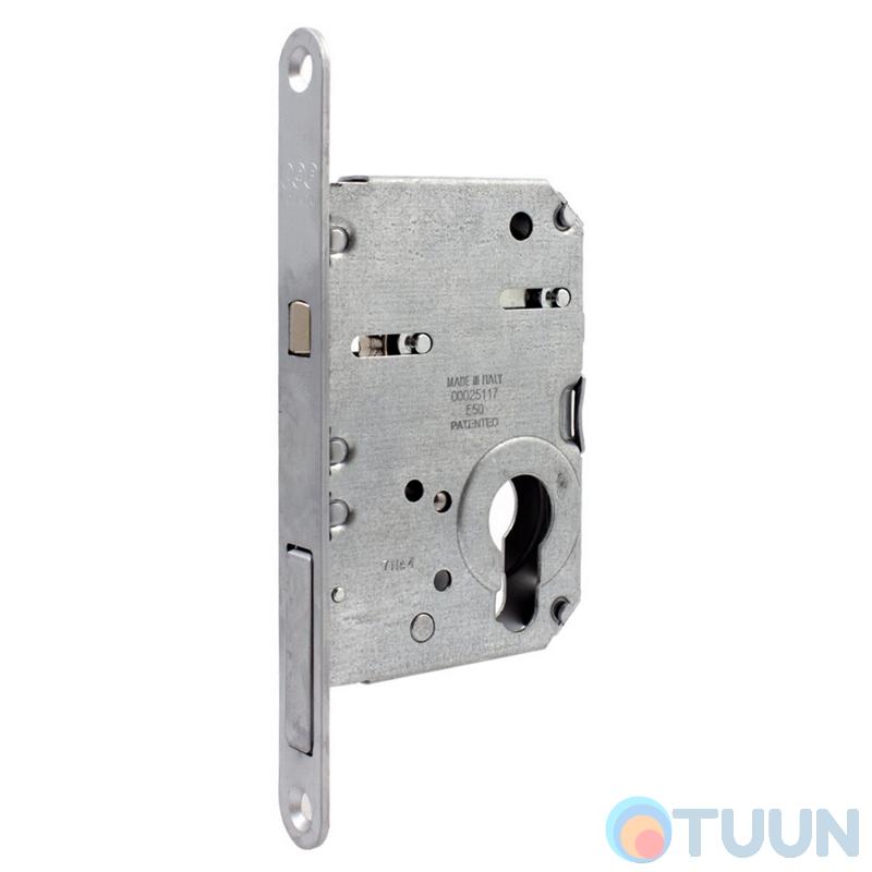 AGB sliding door mechanism Art. B089825034 Scivolla Tre CLASS for cylinder matt chrome