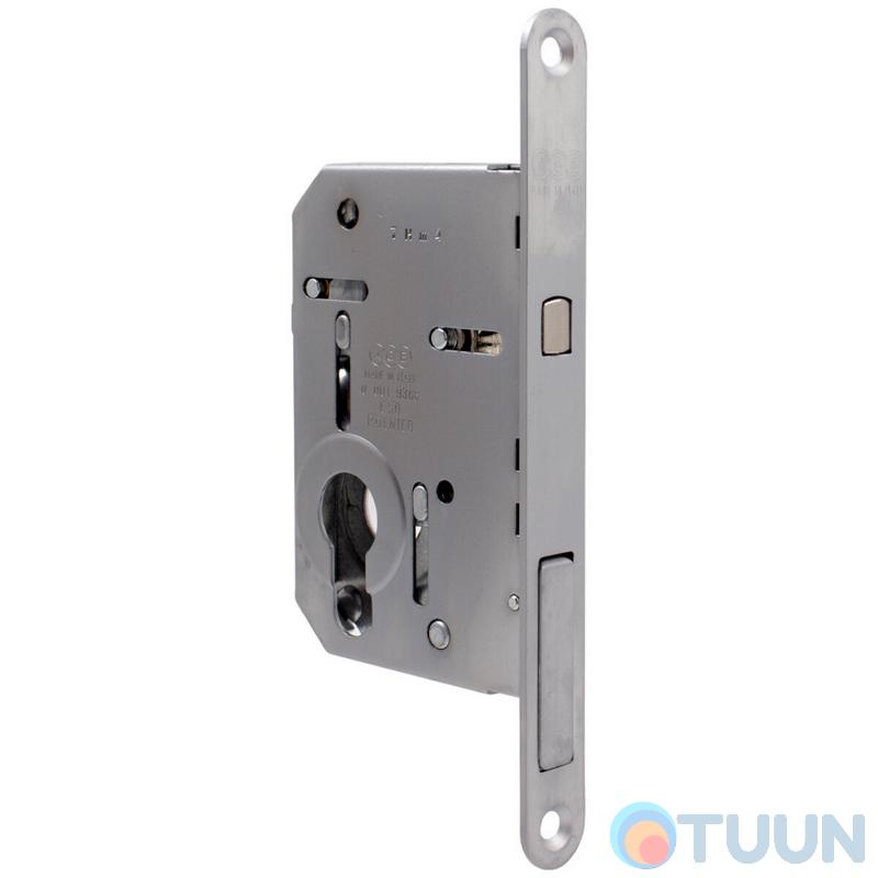AGB sliding door mechanism Art. B089825034 Scivolla Tre CLASS for cylinder matt chrome