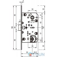 AGB Art. B061025022 Mechanism Mediana Polaris ant bronze 96mm