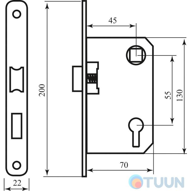 BRUNO 968-55 chrome mechanism