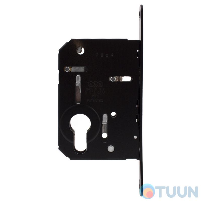 AGB sliding door mechanism Art. B089825093 Scivolla Tre CLASS for cylinder matte black