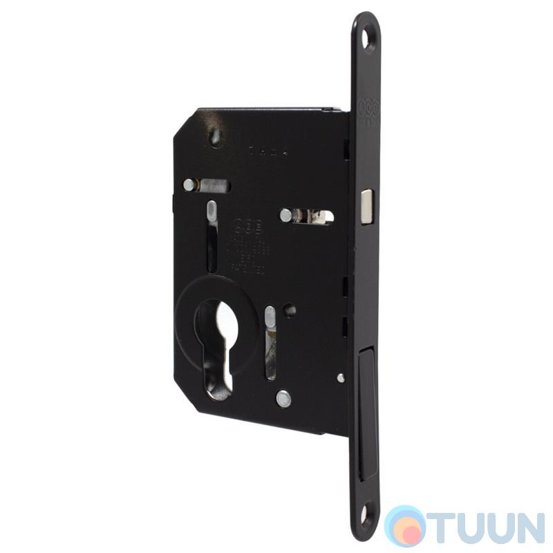 AGB sliding door mechanism Art. B089825093 Scivolla Tre CLASS for cylinder matte black