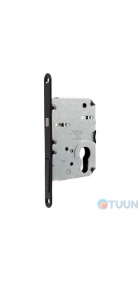 AGB sliding door mechanism Art. B089825093 Scivolla Tre CLASS for cylinder matte black