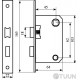 BRUNO 1251 PB WC mechanism, polished brass
