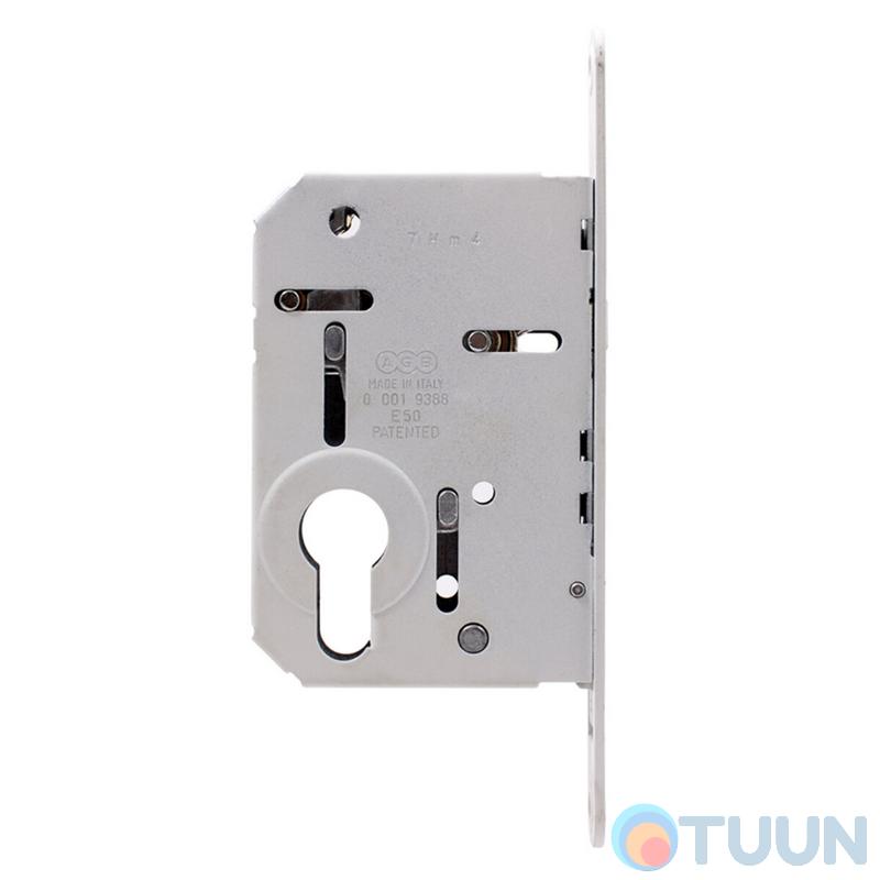 AGB sliding door mechanism Art. B0898250FM Scivolla Tre CLASS for cylinder matte white