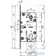 AGB Art. B011035023 Механізм Mediana Evolution під циліндр мат латунь 85мм