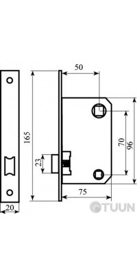 Mechanism 257 SВ mat.brass RDA