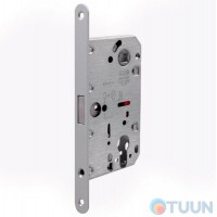 AGB Art. B061035041 Механизм Mediana Polaris под цилиндр сатин хром 85мм