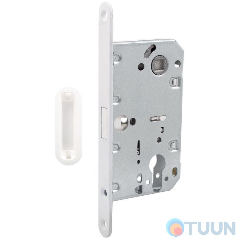Comit 81702 Механизм замка магнитный белый мц 85мм + ответная планка