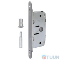 AGB Art. B016933534 Механізм для розсув дверейи +тяга+кронштейн мат хром