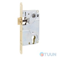 AGB Art. B010255003 Lock mechanism brass 85mm