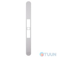 Touch AGB front panel cover Art. B011203334 matt chrome WC