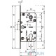 AGB Art. B011035006 Механізм Mediana Evolution під циліндр нікель 85мм