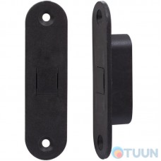 AGB Art. B024043193 Touch Подходящая планка к фиксатору, для дерева, черный