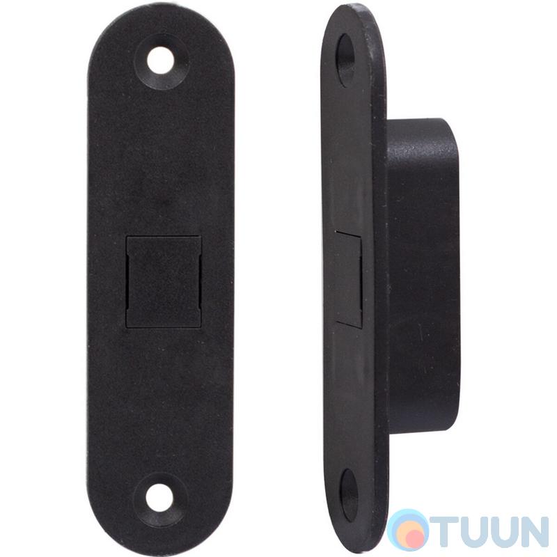 AGB Art. B024043193 Touch Подходящая планка к фиксатору, для дерева, черный