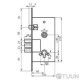 Mottura front door lock Art. DP25170000 3 - bolt, with latch