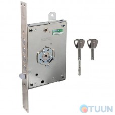 Mottura Art. 3D771L80005CS 4-bolt lock with deadbolt left folding key