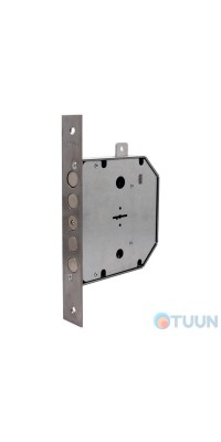 BRUNO BR-3.2 mortise lock, right, 5 keys, nickel