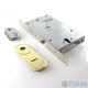 Mottura Art. 54N897DP8RD54 4-bolt lock with latch, key and additional lock for Euro cylinder