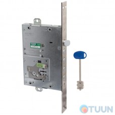Mottura Art. 52J535G8B05DCWM 4-bar lock with safety catch, handle, right bar 6cm