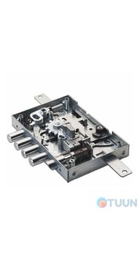Securemme 2653LCR0328GXX 5-bar lock mechanism with latch for 85mm cylinder, gear